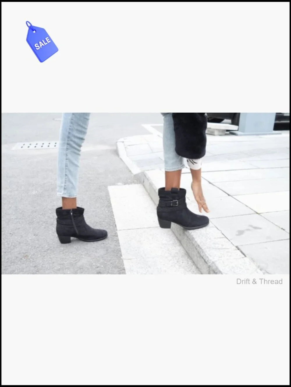 Women's Mid Calf Boots Round Toe Low Heel Slouchy Dress Zip Booties with